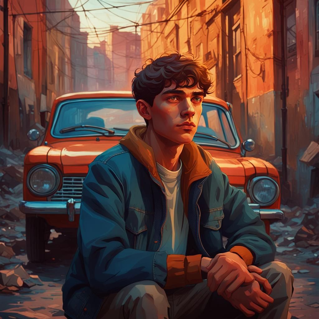 Teenage Boy in Soviet Alley, Cinematic Realism