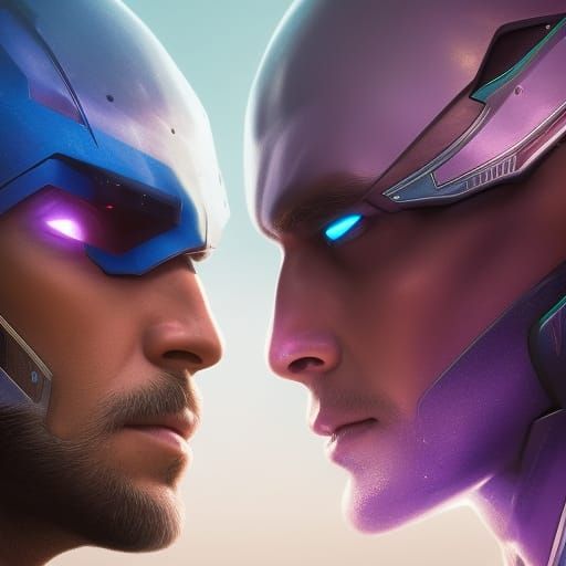 Sci-Fi Astronauts in Spaceship with Dynamic Lighting