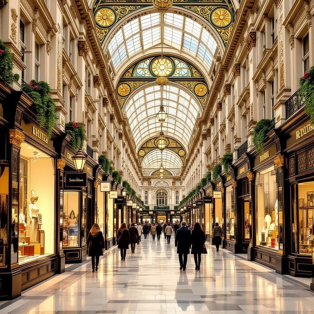 Art Nouveau Regent Street London Golden Hour