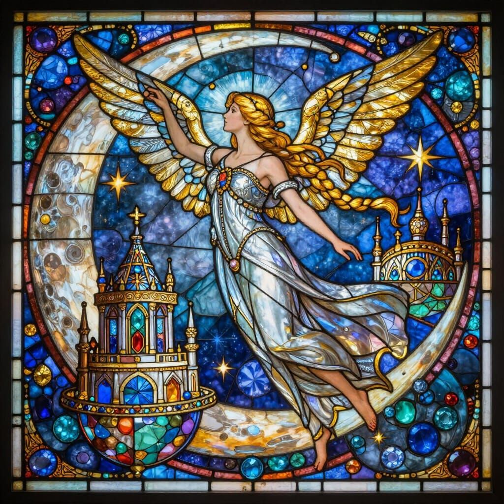 Heavenly Maiden Descends to Gemstone Kingdom on Moon