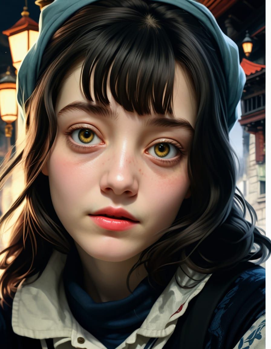 A Serene Movie Poster in a Dreamy, Long Exposure Style