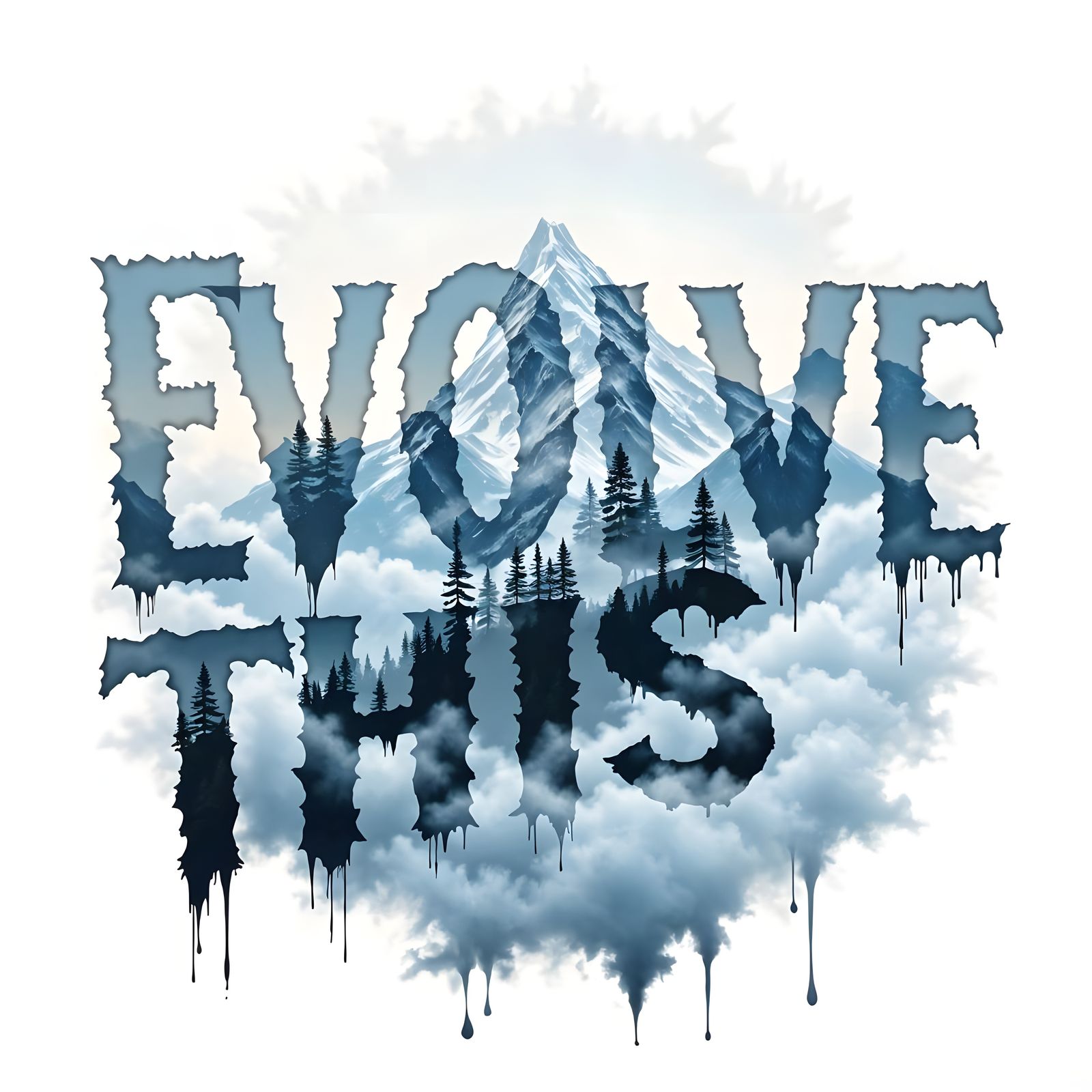 Evolve This! Double Exposure Text with Landscape
