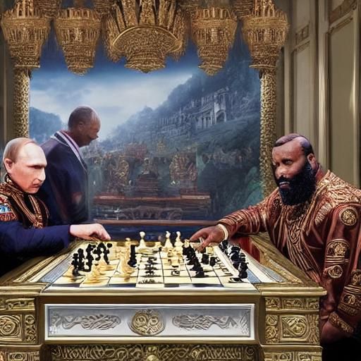 Epic Chess Match: Mr. T vs Vladimir Putin