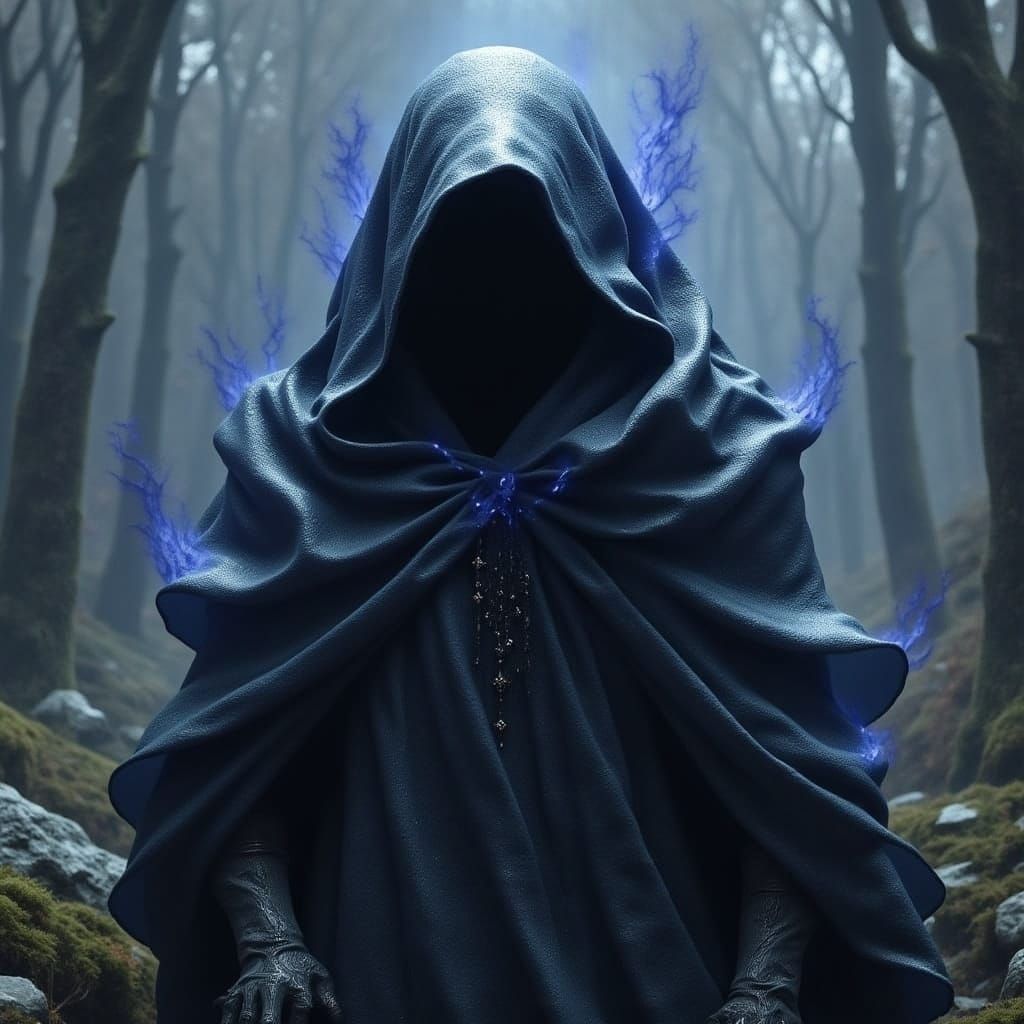 Mystical Wisp Creature Tests Shadow Cloak