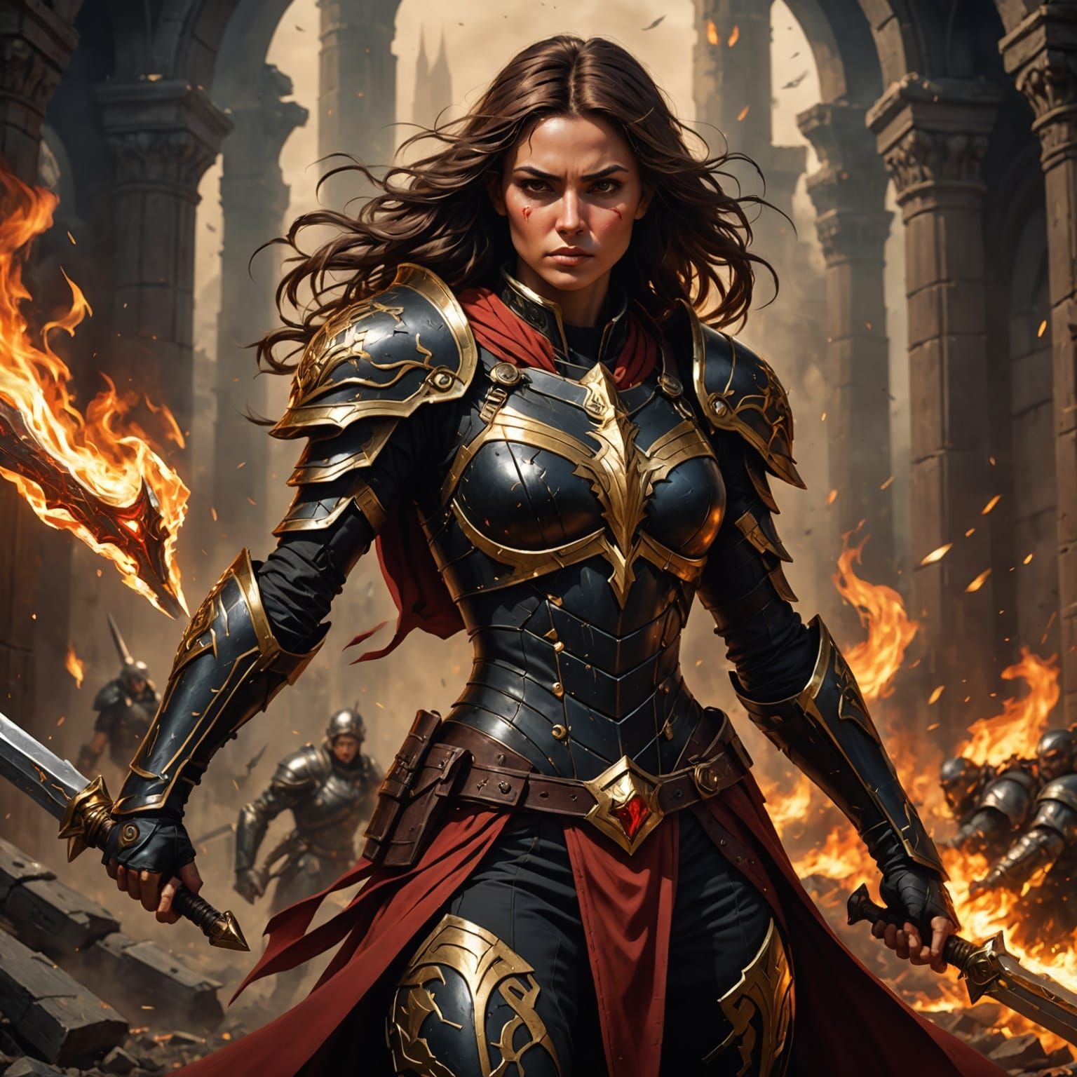 Lyra, Golden Blade: Dark Epic Fantasy Commander