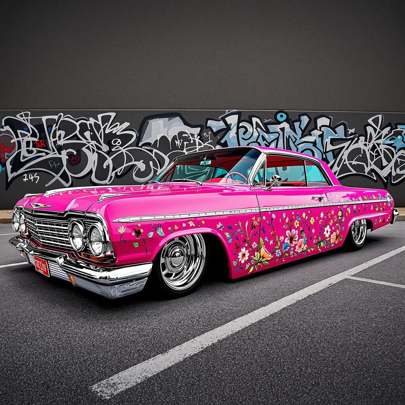 1964 Chevy Impala - Candy Pink