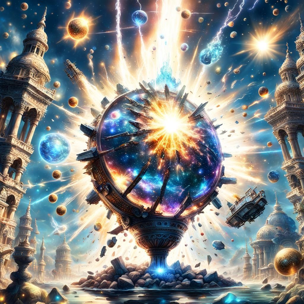 Light Grenade Explodes, Creating Paradise