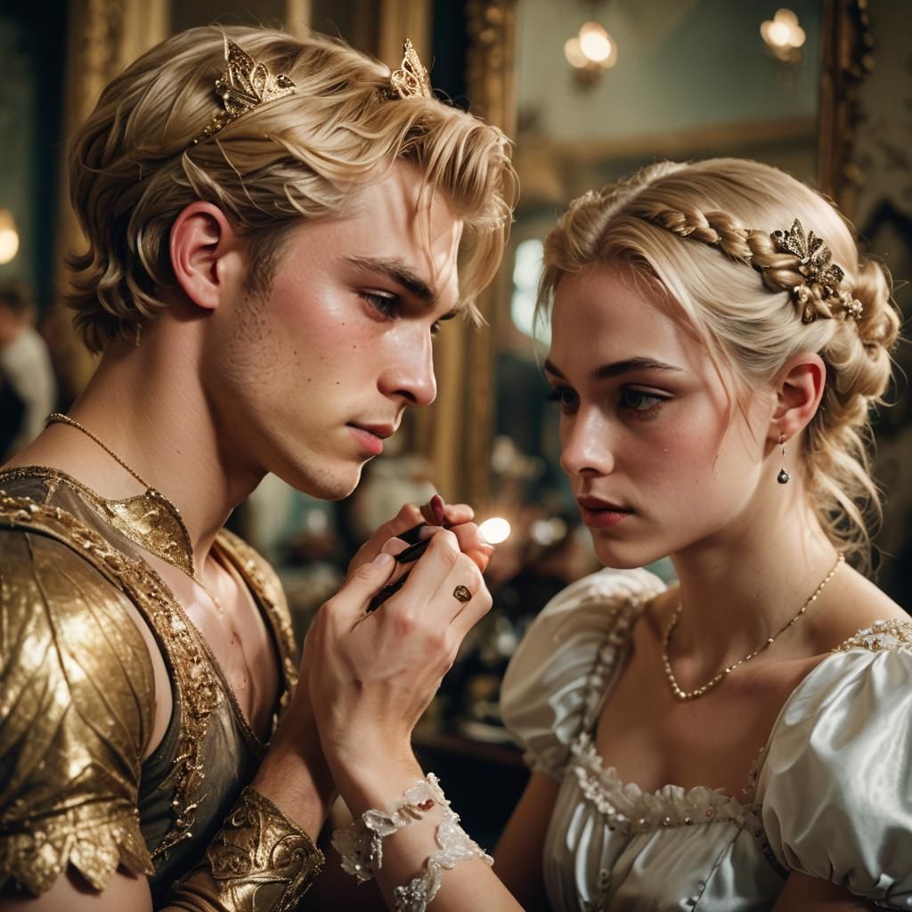 Boy in Fairy Princess Dress, Cinematic Film Still