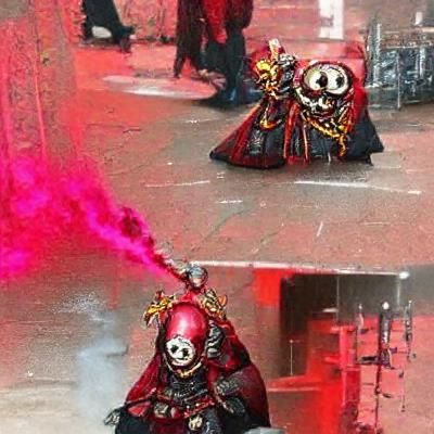 Cybernetic Tech Priest in Metallic Detail