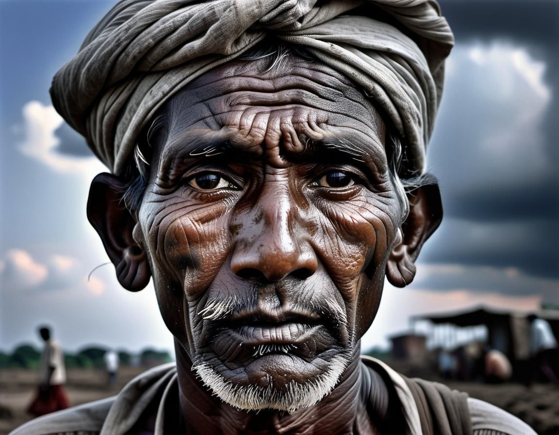 Migrant Worker in Kolkata: Realistic Photography