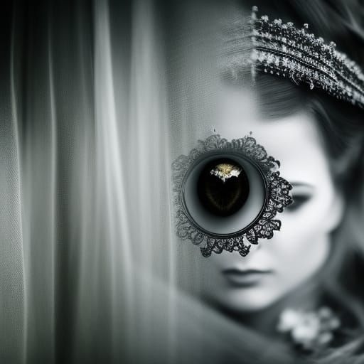 Ethereal Fairy Portrait in Infrared Photography