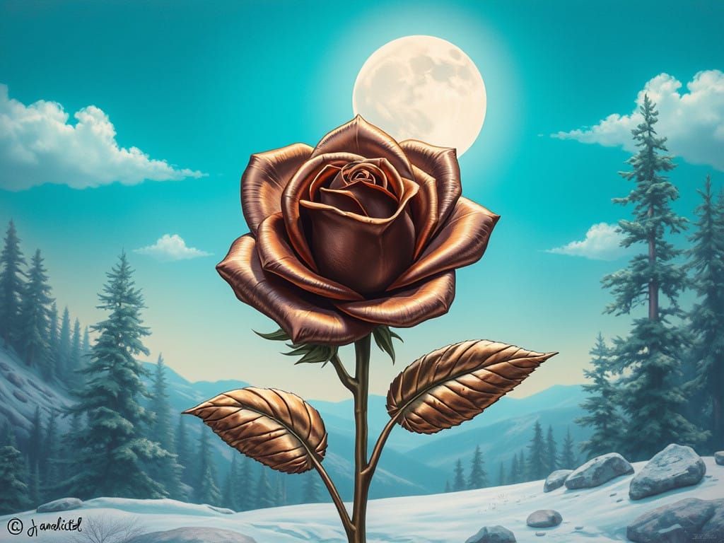 Surreal Dreamcore Art in Minimal Style