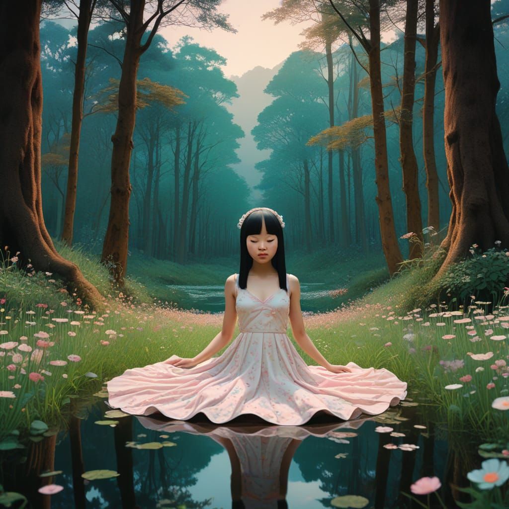 SACRED spring pastel Meadow. Merry thief DANCER. Google Street View VIBE. Harmony Korine. Audrey Kawasaki.