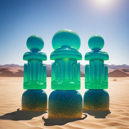Surreal Desert Chess: Jelly Sculptures by Magritte