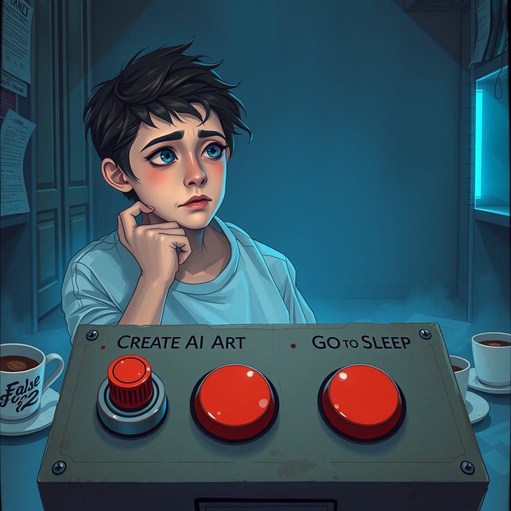 Contemplating the Future in a Glimmering, High-Tech Lair