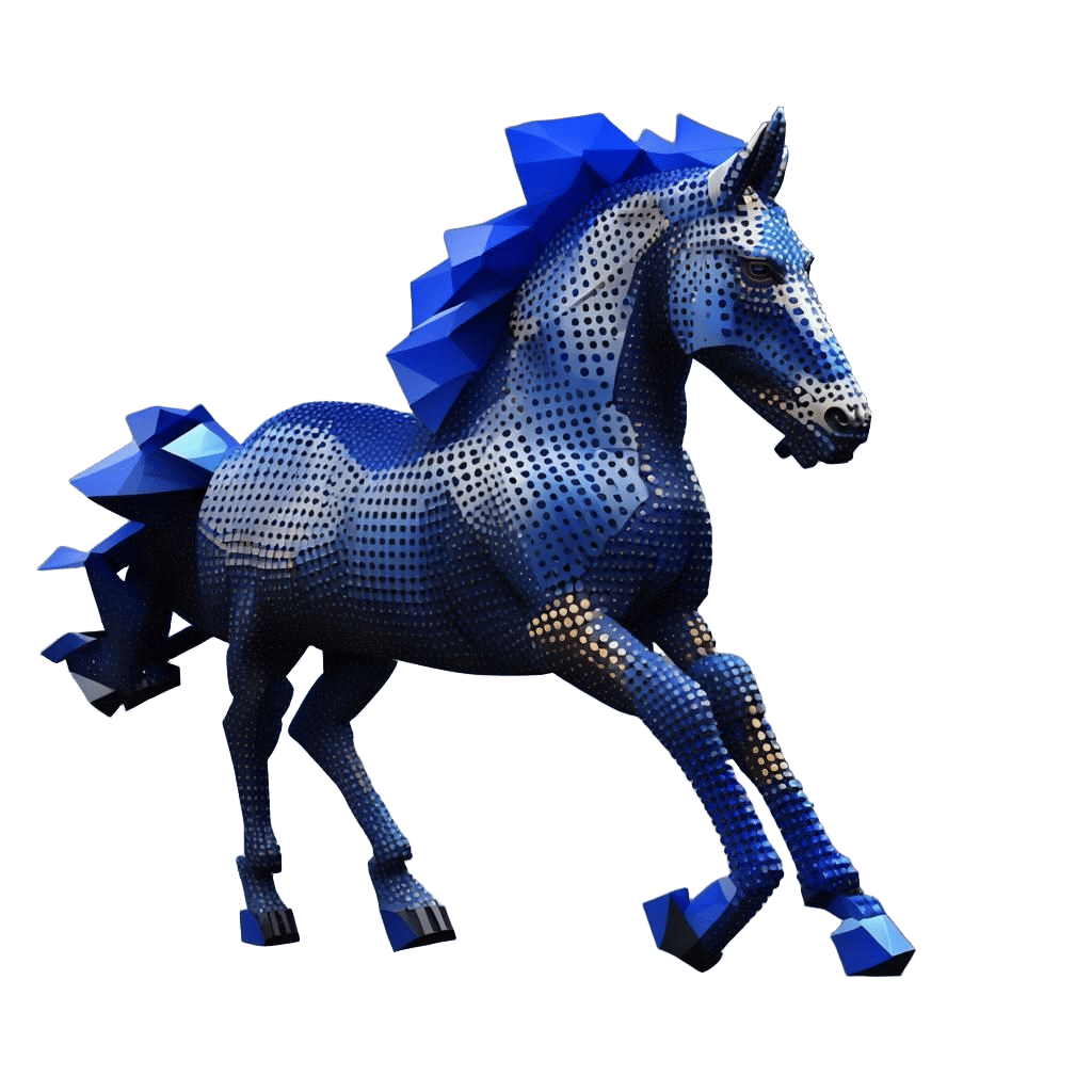 🐎🫏THE BLUE HORSE 1 BY KAROL BAK🫏🐎