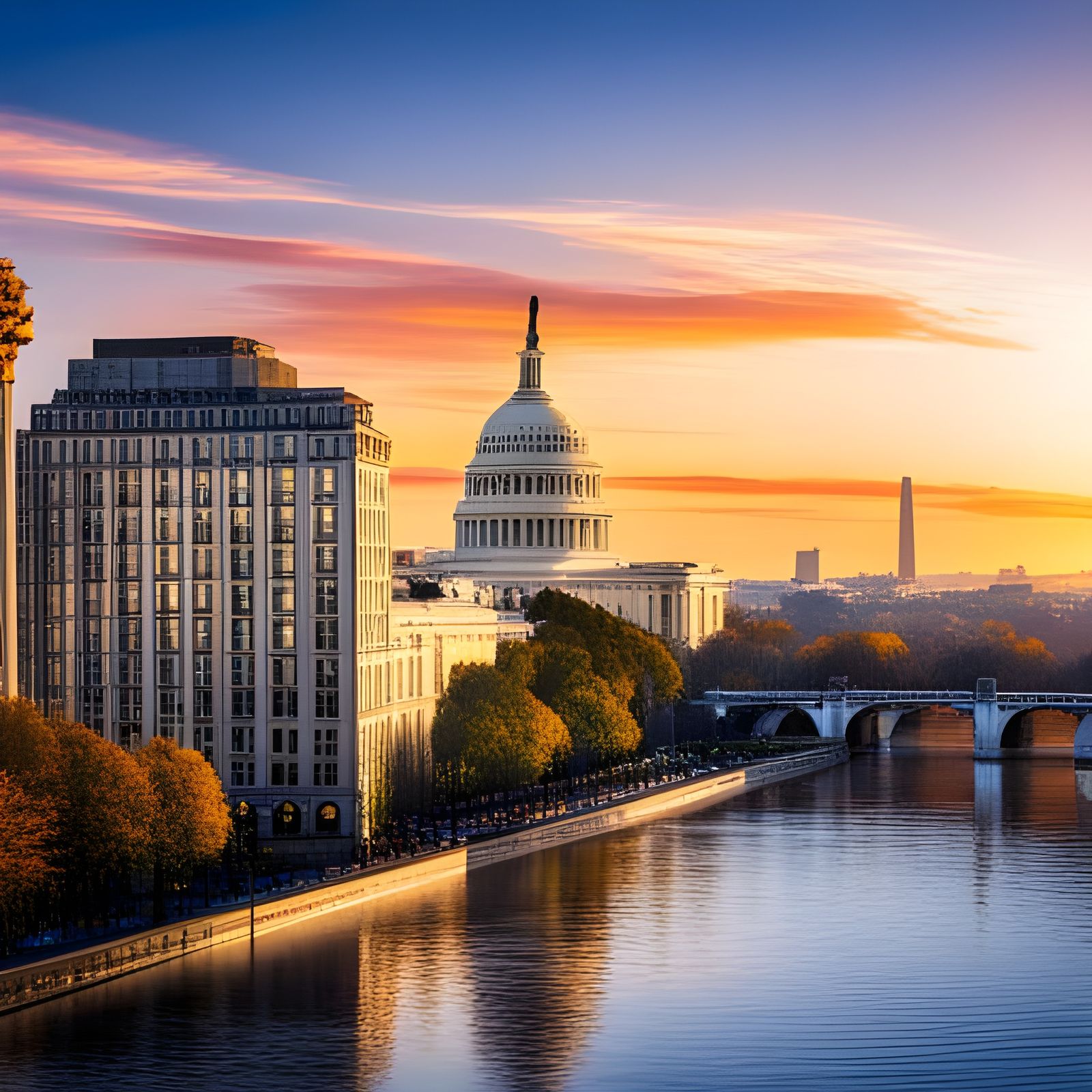 Washington DC on a Sunny Day