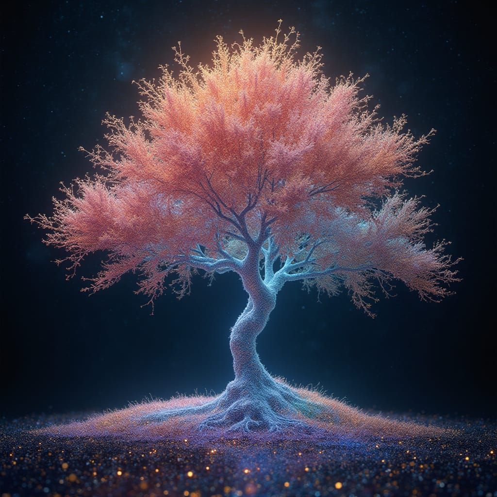 Fractals of Vibrant Musical Harmony, Tree Form