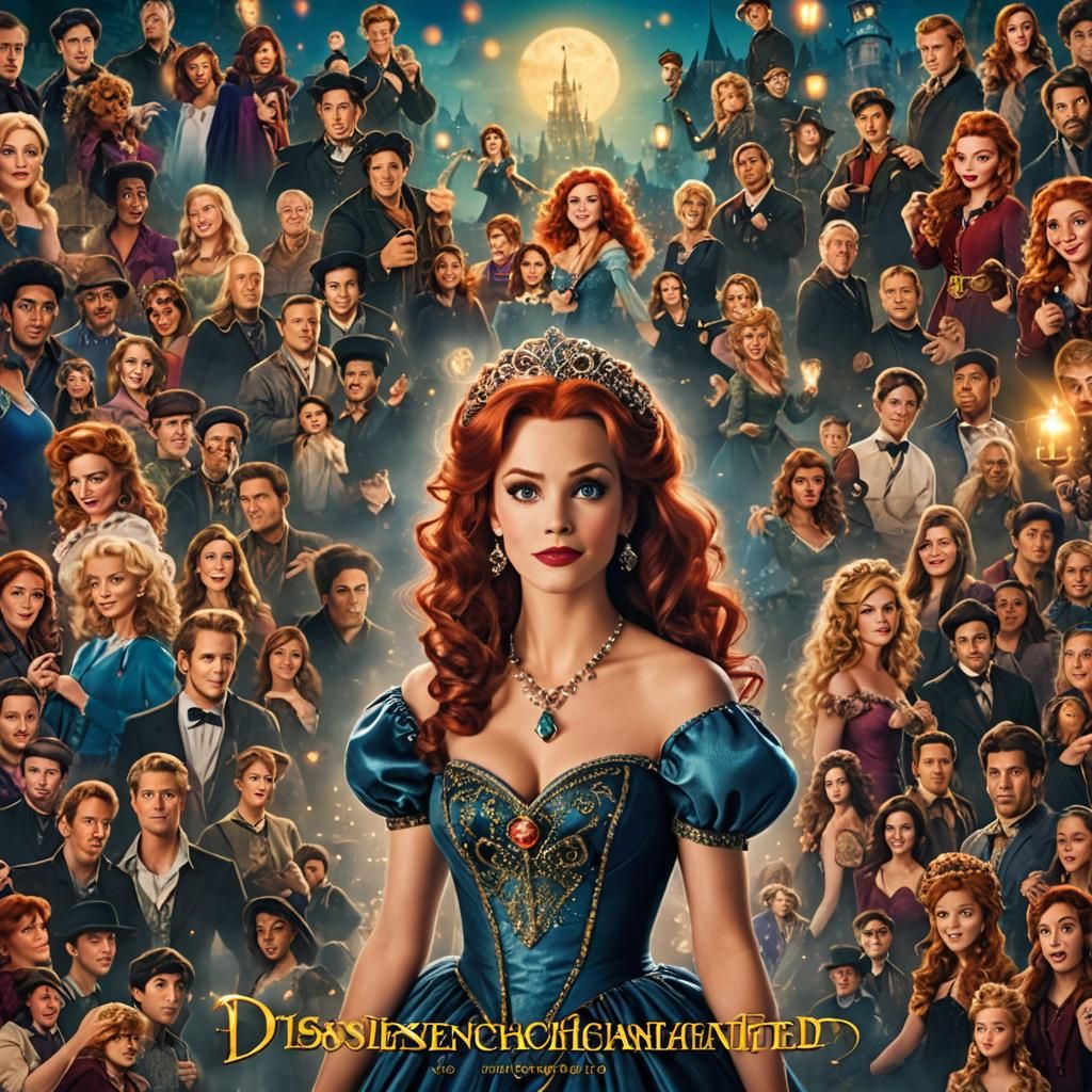 Disenchanted Movie Poster with Natural Lighting