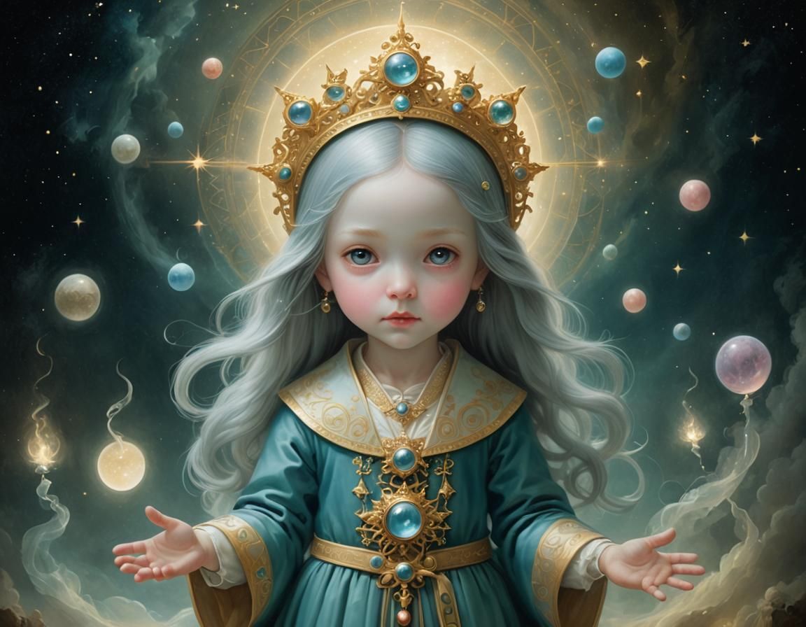 Ethereal Sorceress Spellcasting: An Occult Masterpiece