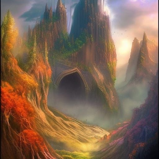 Fantastical Matte Painting in Unreal Engine 5