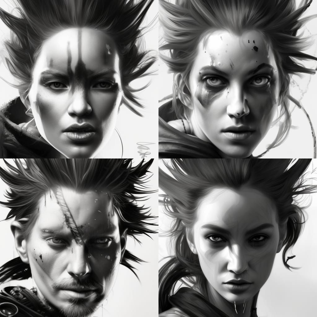 Gritty Thief Portrait in Sword & Sorcery Style