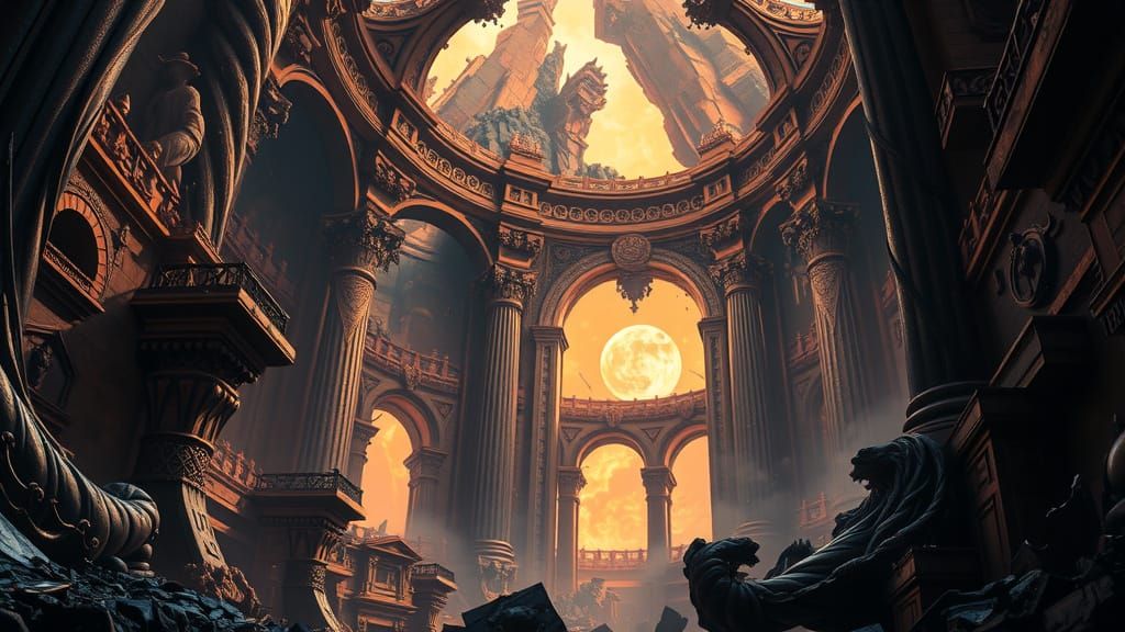 Crumbling Palaces of Cosmic Chaos