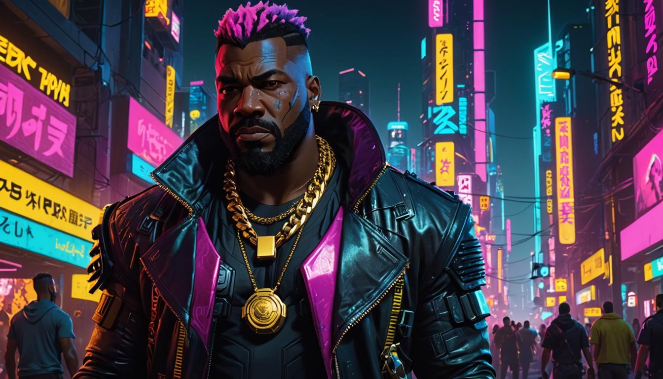 Cyberpunk 2099: Mister T Cyborg Concept Art