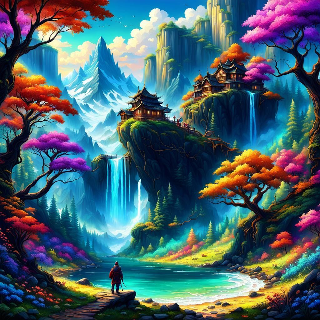 Breathtaking Colorful Landscape Image
