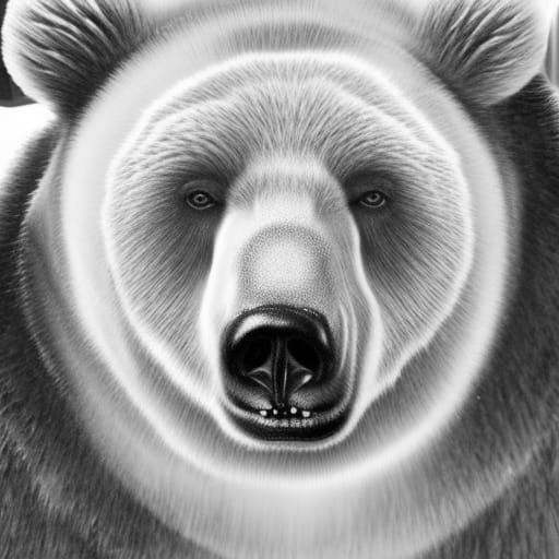 Humorous Cocaine Bear Image