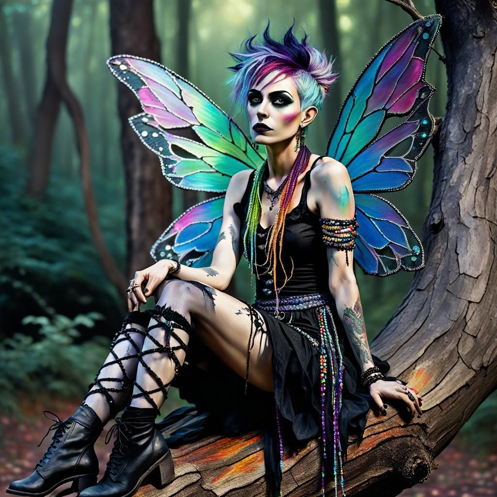 I got lost on my way to the fancy dress party ....