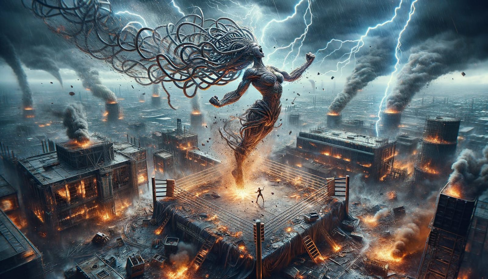 Goddess of Ruin: Dieselpunk Boxing Ring Battle