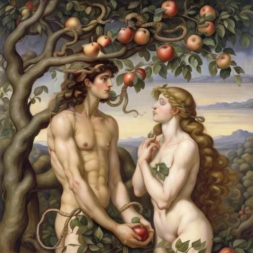 Adam and Eve in the Garden of Eden