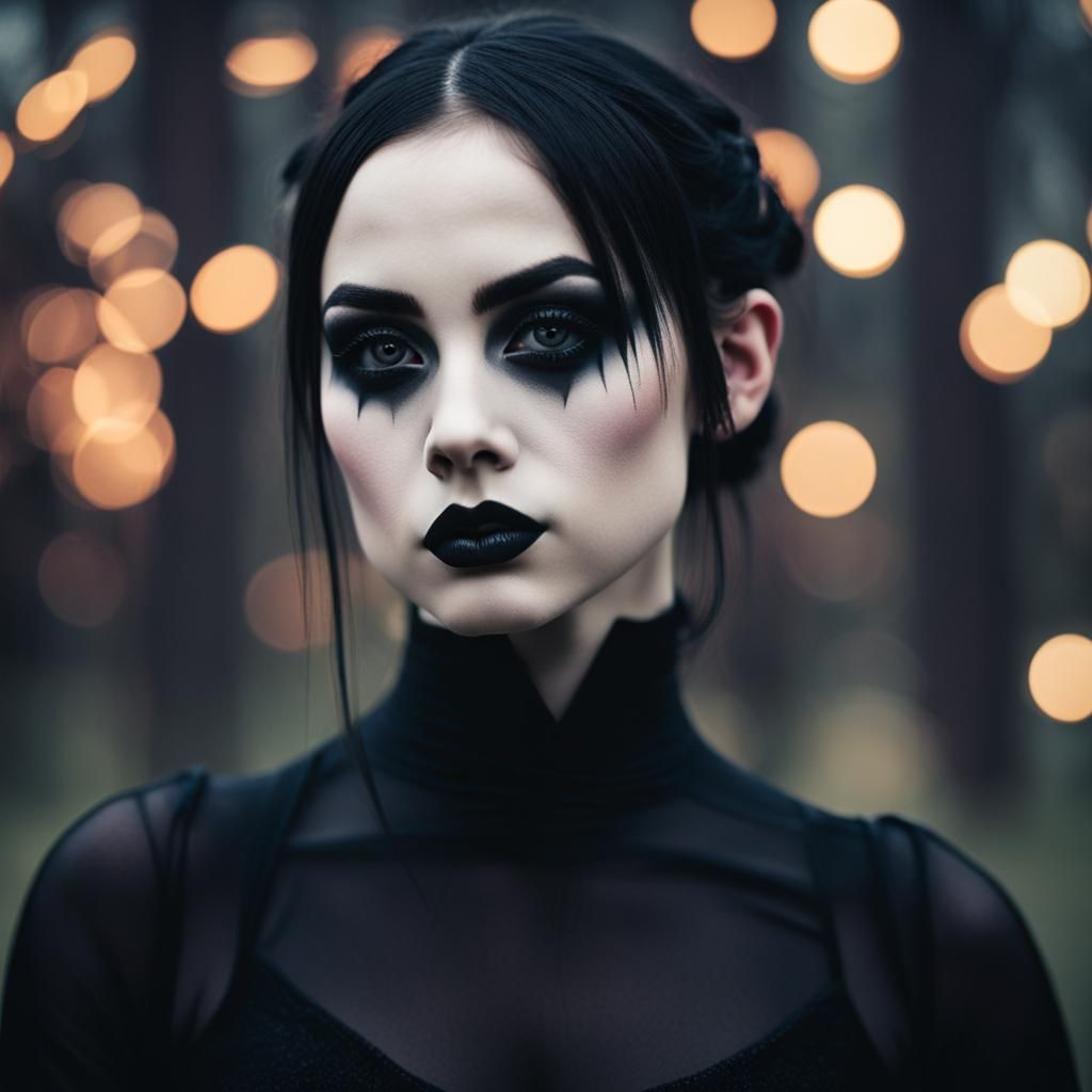 Gothic Portrait Photography with Dark Beauty