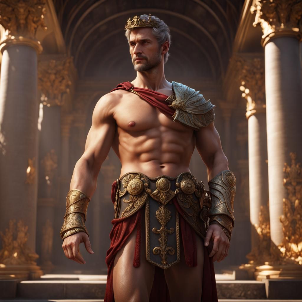 Handsome Roman Emperor Concept Art