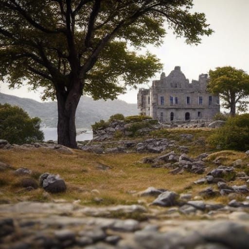 Island Oasis with Ancient Ruins and Modern Luxury