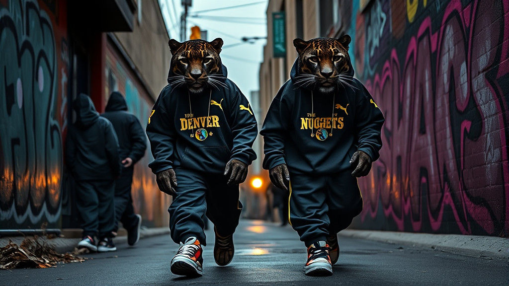 Hip Hop Jaguars Stroll Gritty Denver Street