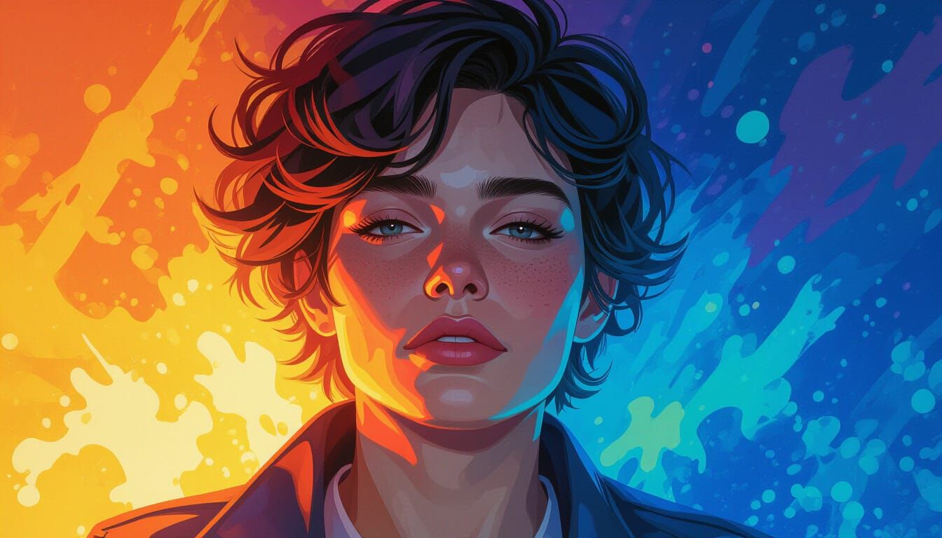 Hyperrealistic Concept Art of a Person Dreaming of October