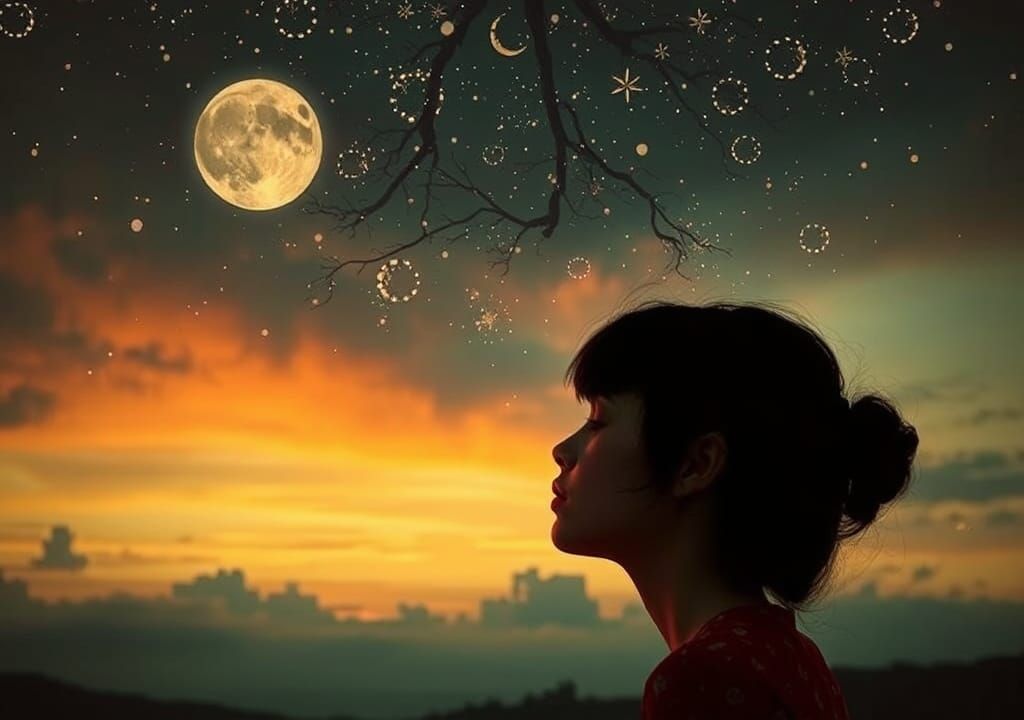 Surreal Dreamscape of a Child's Imagination