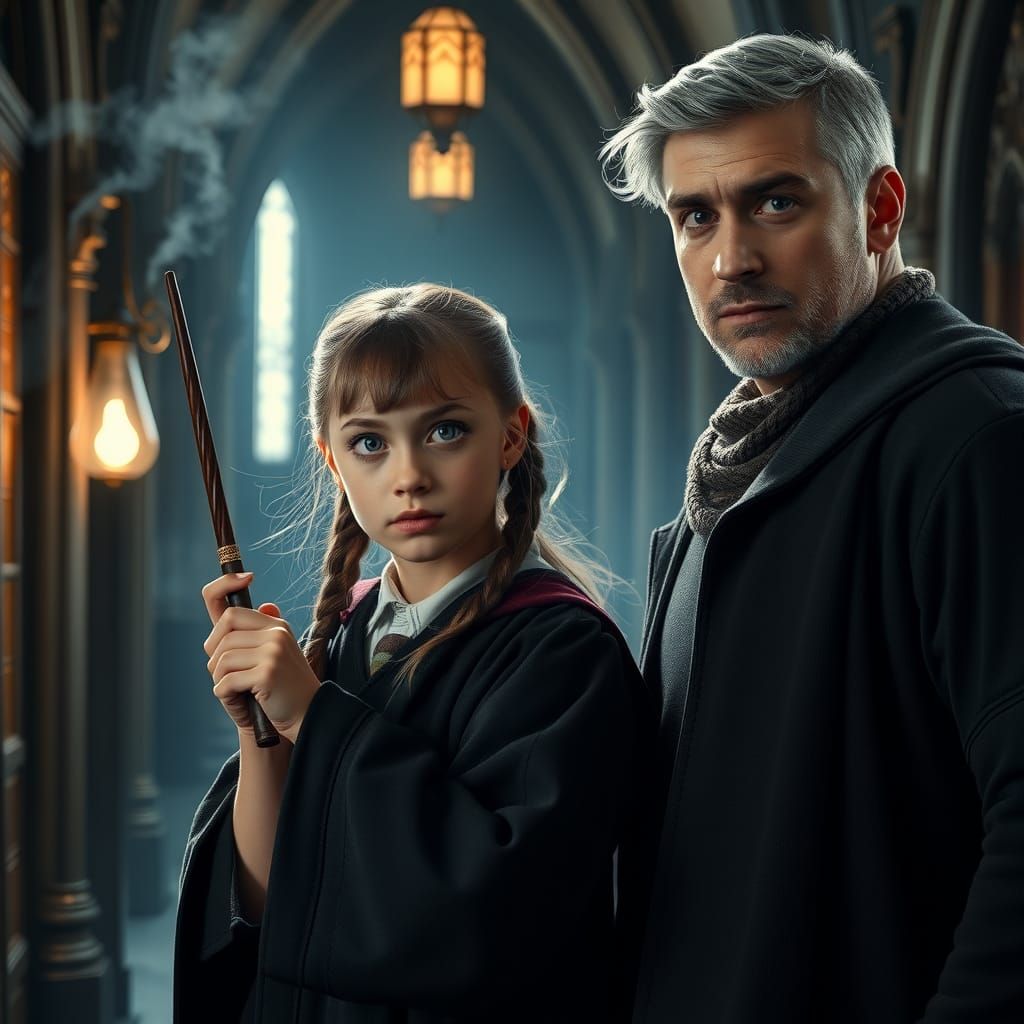 Hogwarts courtyard : Mystery Reaveld Again...