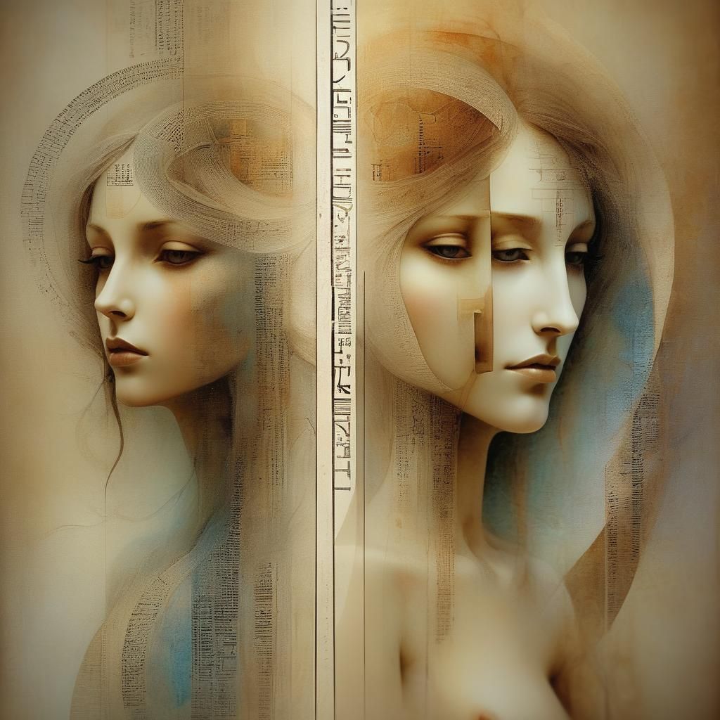 Figures in Hebrew Script: Postmodern Optical Art