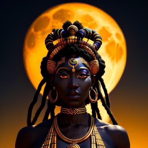 Mawu-Lisa: Twin God of Sun and Moon in Photo