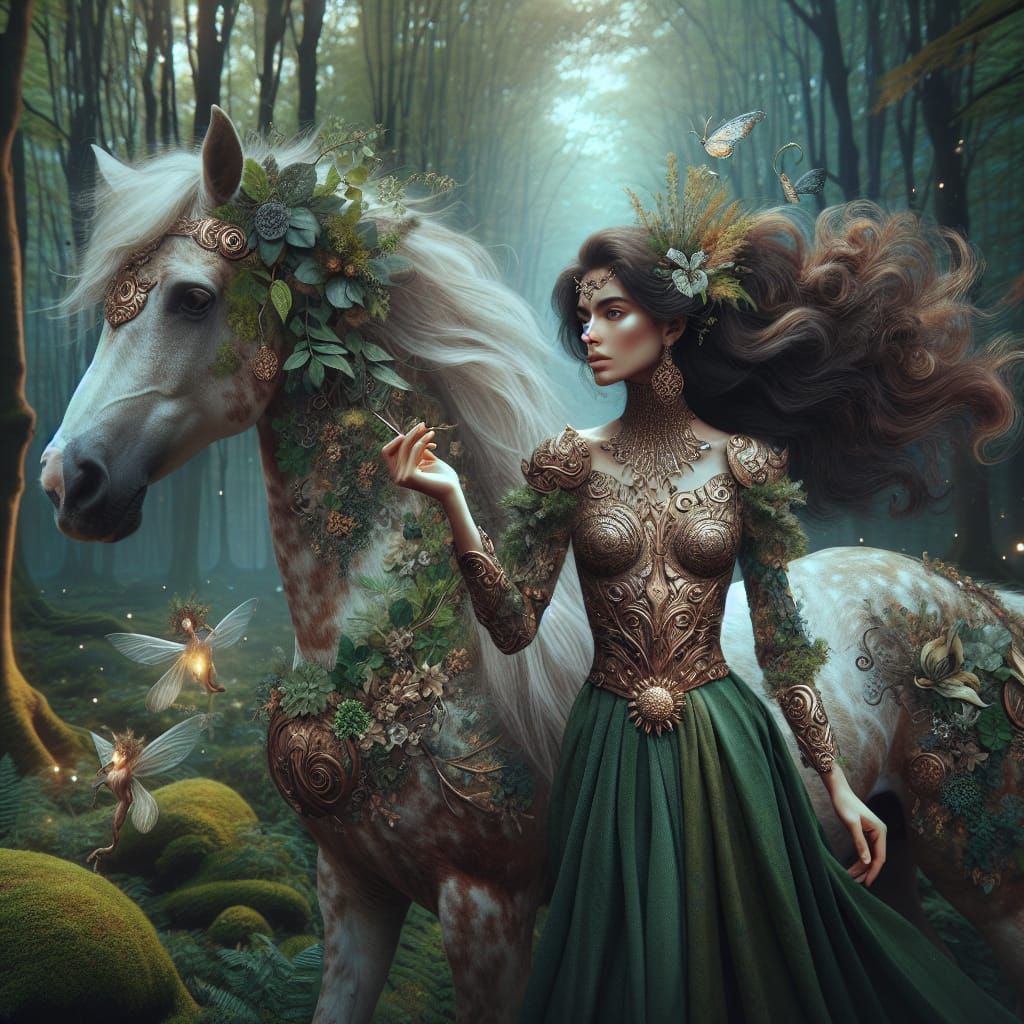 Enchanted Forest Centaur: A Mythical Beauty