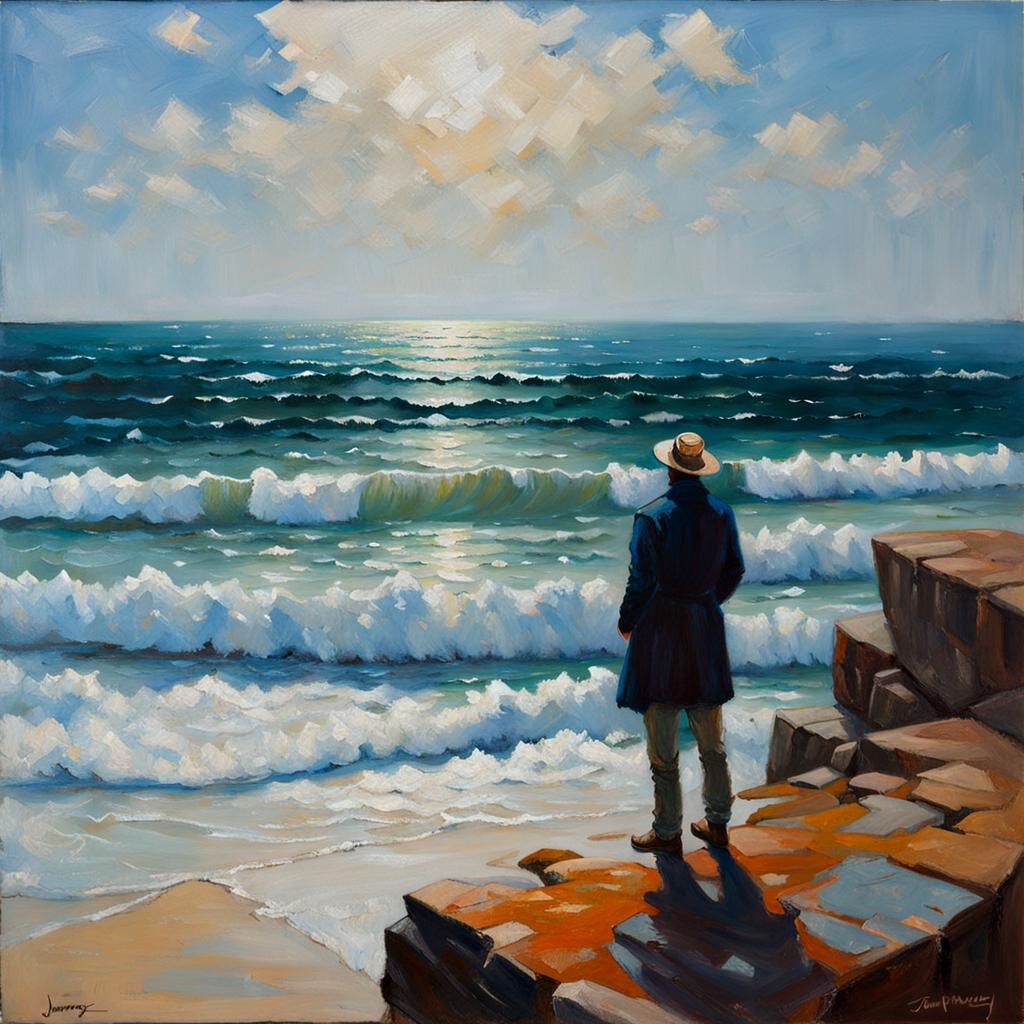 Endless Sea Oil Painting