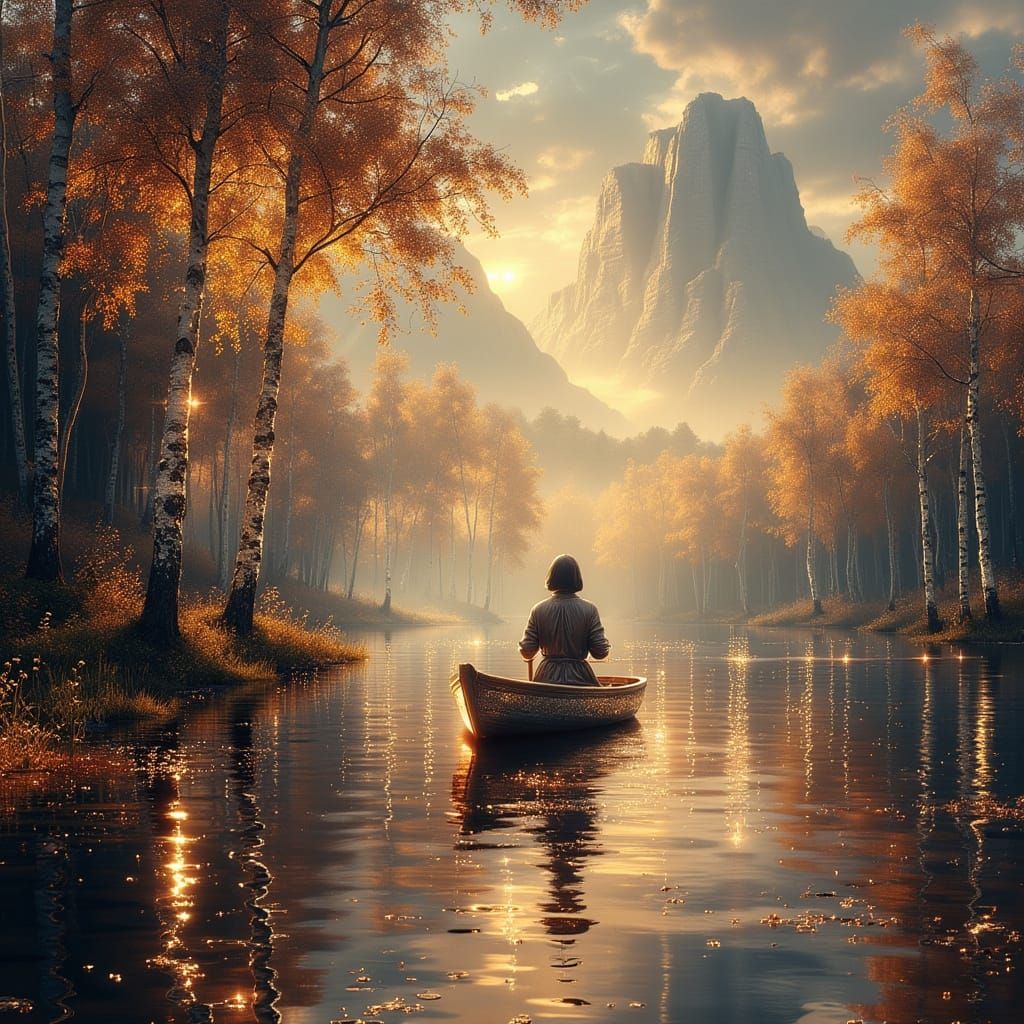 Fantasy Beijing Cityscape in Exquisite Flux Style