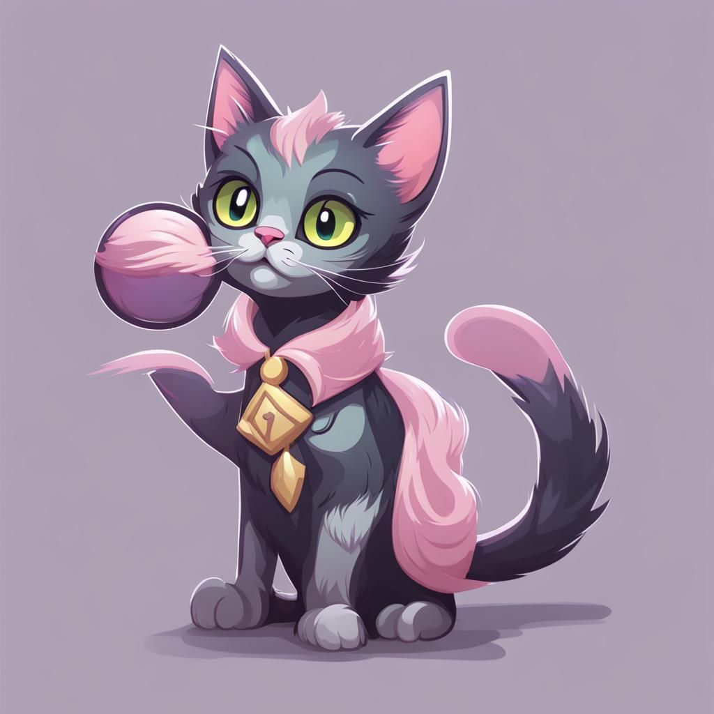 AI Generated Discord Kitten Image