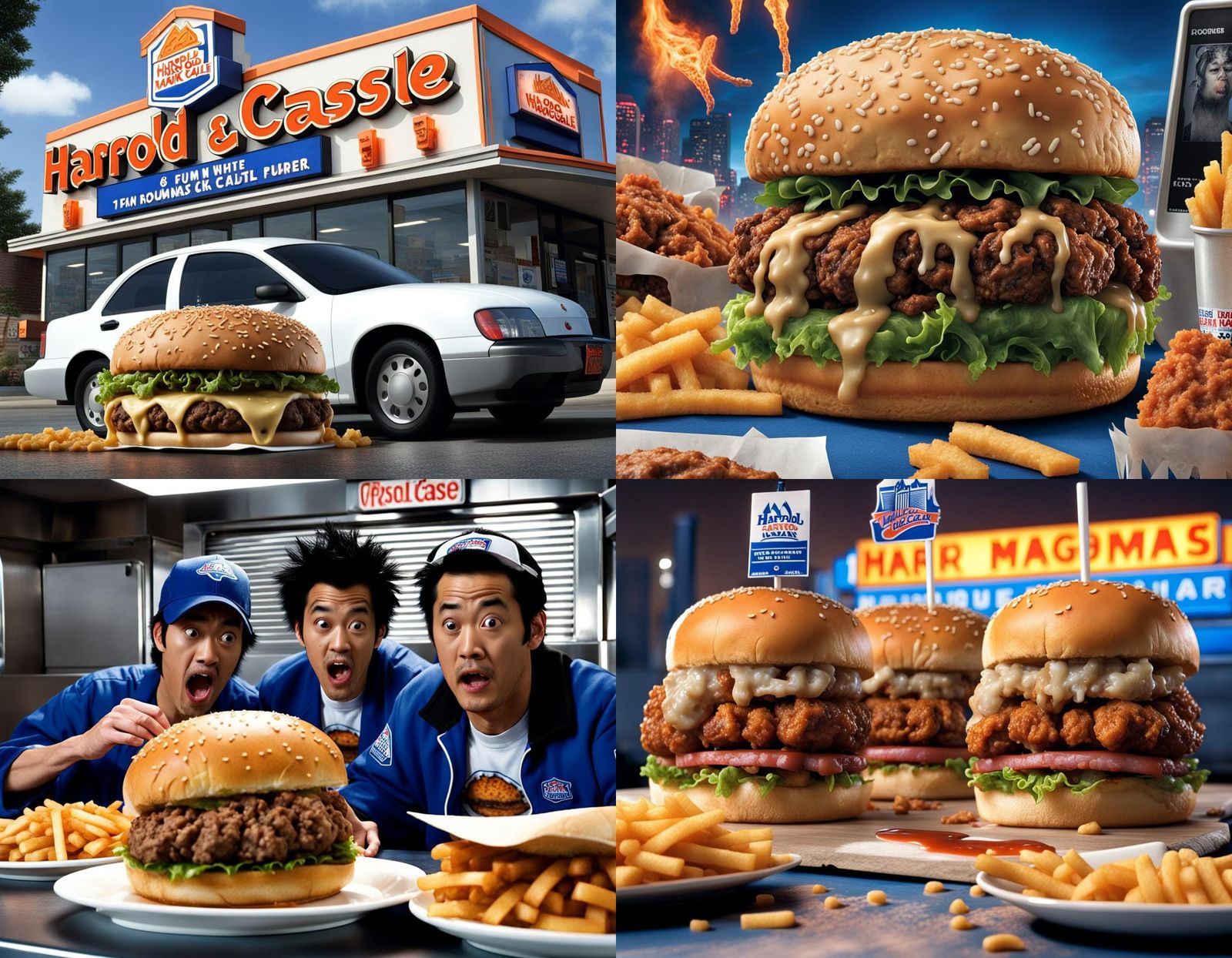 Harold and Kumar's White Castle Horror in 8k