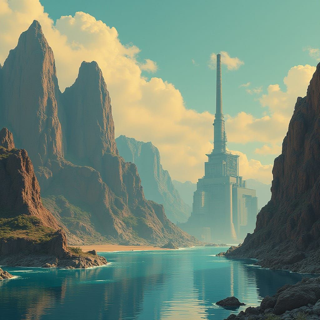 Industrial Logo Design: Mountains, Sea, and Factories