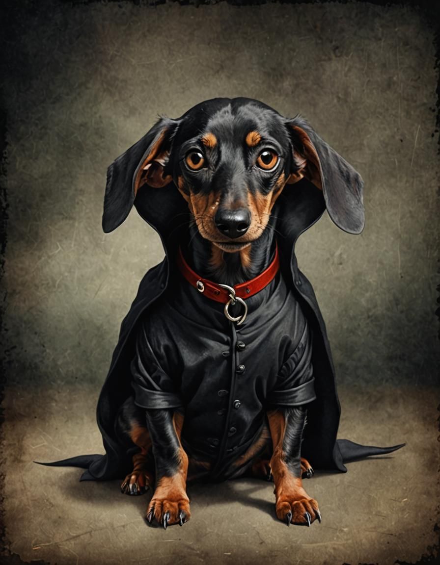 Nosferatu Reimagined as a Dachshund
