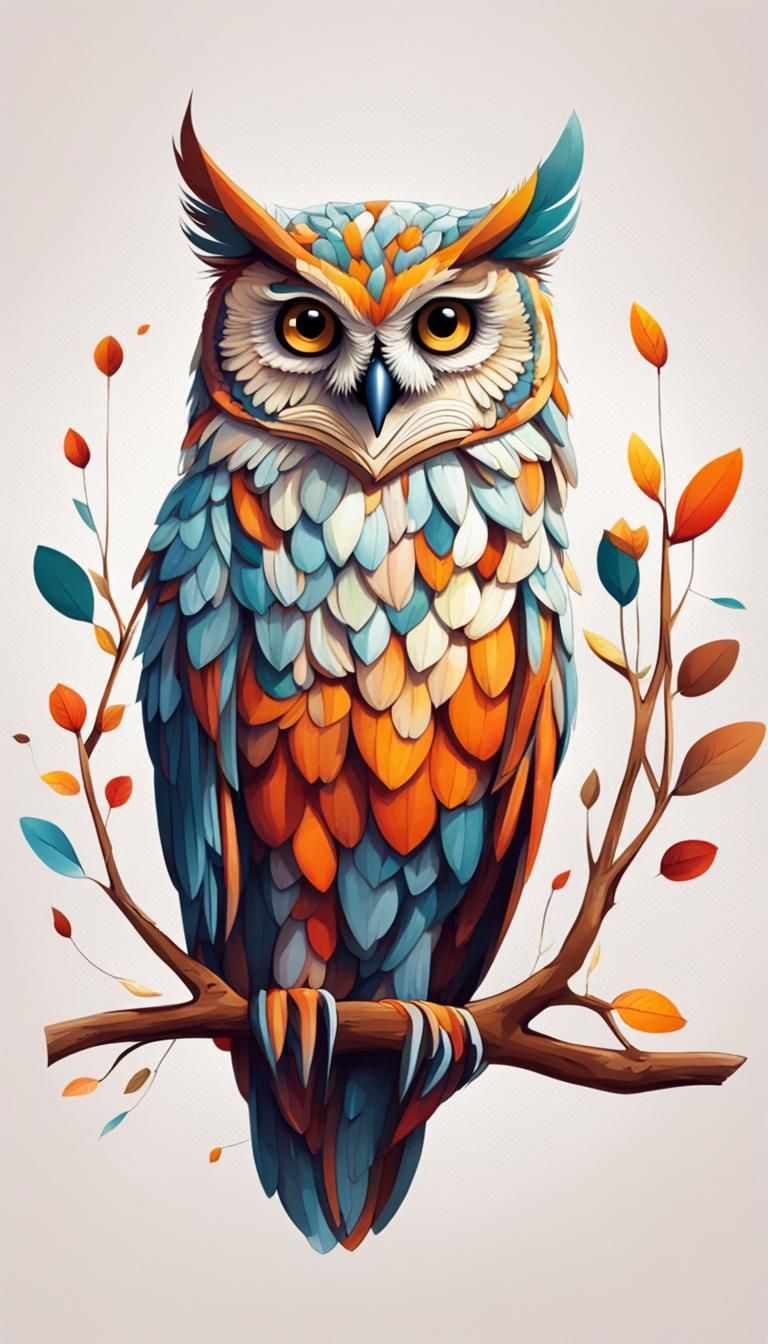 Charming Image of a Cute Owl